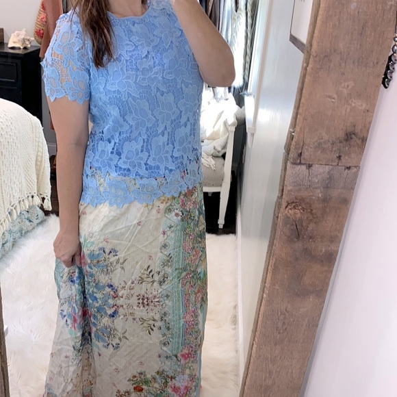 Philosophy lace crochet top size small - Picture 1 of 8